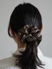 Oar Twin Glossy Scrunchie [Brown]