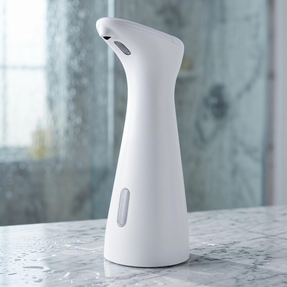 200ml Capacity Sensor Foam Soap Dispenser ABS Sensor Soap Pump Bottle Kitchen Bathroom Countertop