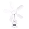 Portable Clip On Fan USB Rechargeable Battery Operated Fan with Remote 3 Speed 90 degrees  Oscillation 6H Timer for