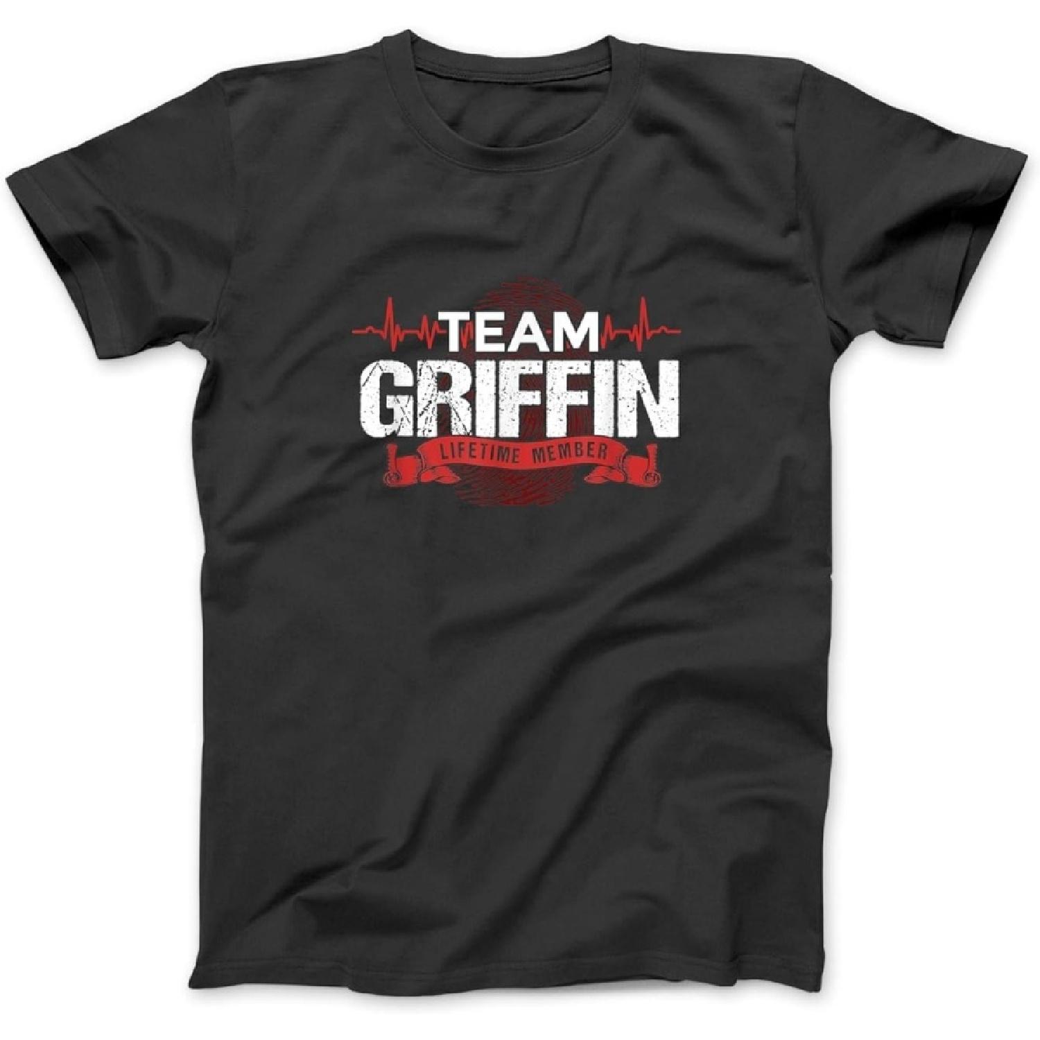 Griffin Team Family Reunions DNA Heartbeat Gift T-Shirt Sweatshirt Hoodie for Men Women Kids Made in Canada Black XXXXXL разноцветный