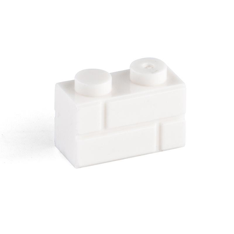 

1x2 Moc The wall Brick 60pcs Mix Color DIY Classic Education Slope Building Blocks Compatible with Assembles Particles