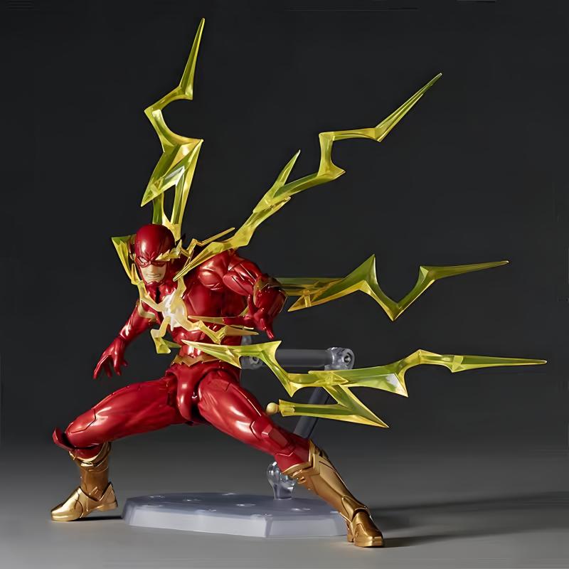 

Arkham Superhero Series The Flash Joint Movable High Quality Figurine Model Decoration Cool Surprise Toy Festvial Gifts In Stock
