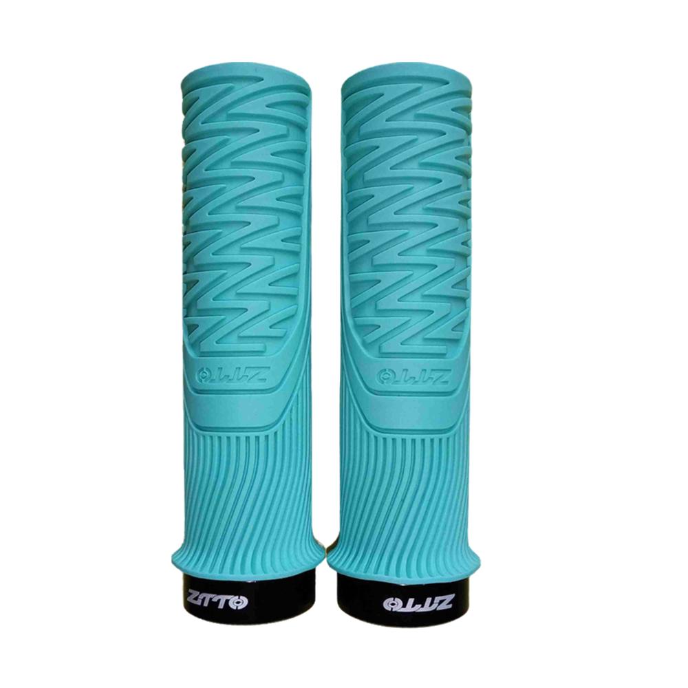 Universal ZTTO MTB Grips 33mm Anti-Slip Bicycle Grips Rubber Shock-Proof Lock-on Grip Mountain Bike Parts