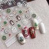 YITU Jelly Christmas Nail Stickers: Snowflake, Snowman & Snow Globe with Adhesive (YT4452)