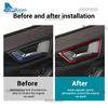 Real Soft Carbon Fiber Sticker For Ford Focus MK4/Focus ST      2024 2025 LHD Car Door Inner Bowl Frame