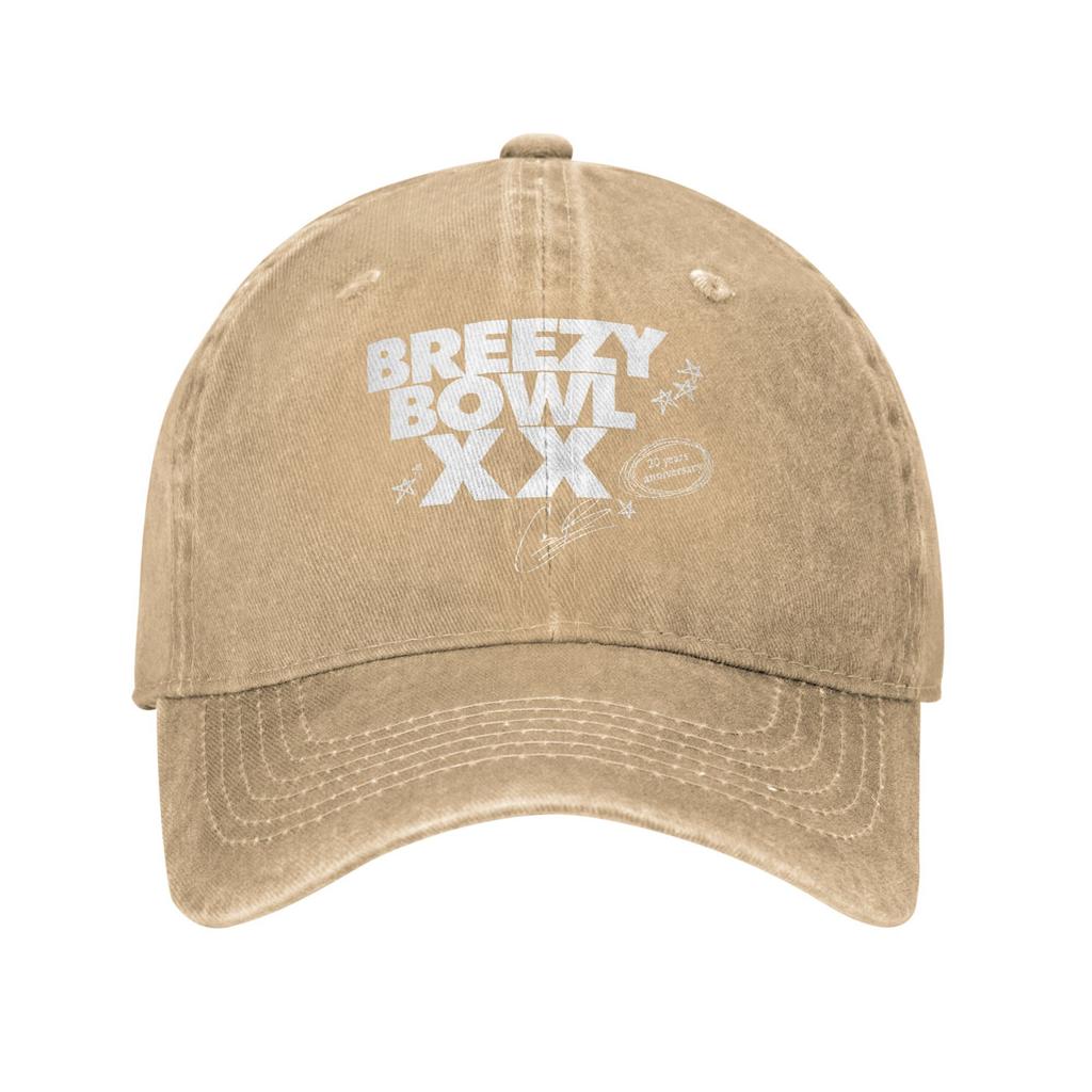 Rapper Chris Brown Breezy Bowl XX Tour Baseball Caps Men Women Distressed Denim Headwear  Outdoor Adjustable Caps Hat
