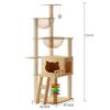 JINGRUIXIANG Cat Tree with Space Capsule