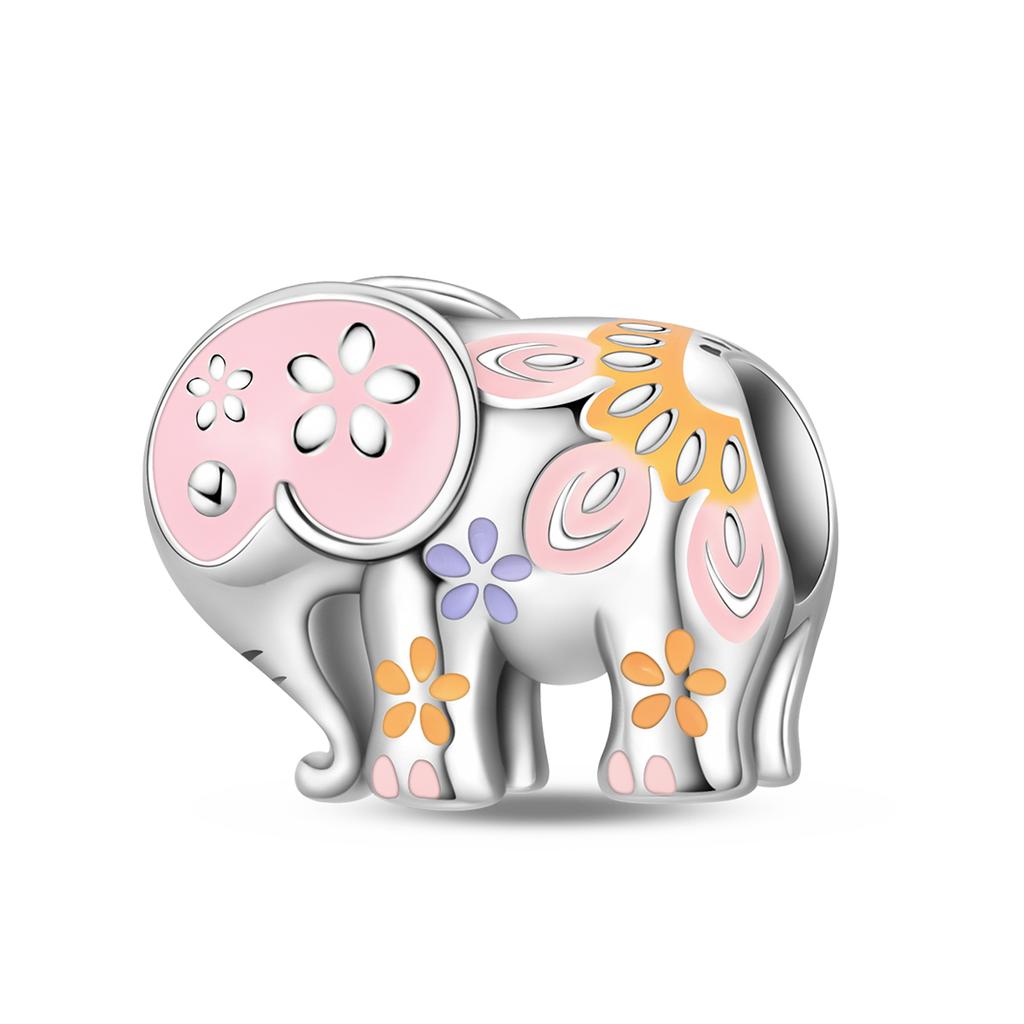 New Original Copper Animal Charms Elephant Cat Capybara Swan Beads For Necklace Diy Bracelet Present Jewellery