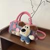 Mini Small Mobile Phone Bag Lady Korean Y2K Brand Handbag Designer Denim Bag Versatile Cartoon Doll Crossbody Bag Boston Handbag