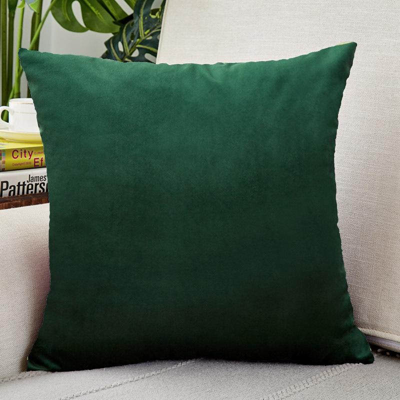 Velvet Pillowcase Cushion Cover Light Luxury Velvet Living Room Sofa Cushion Nordic Home Soft Decoration