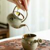Chinese Hand-painted Butterfly Orchid Ceramic Teapot Small Capacity Handmade Tea Pot Beauty Tea Infuser Kettle Household Tea Set