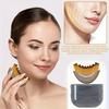 1/4 Pieces Contour Brush Scraping Board Set Women's Lymphatic Contour Facial Brush Stainless Steel Scraping Board