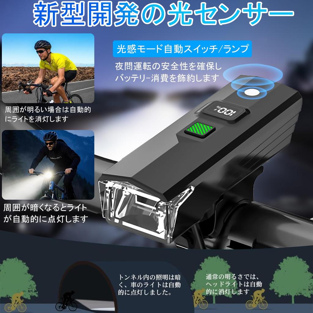 TXE Bicycle Headlight with High 5 Dimming IPX6 Battery Level USB Easy Ideal for Disaster Night Power Mountain and Also doubles as a Instruction Manual