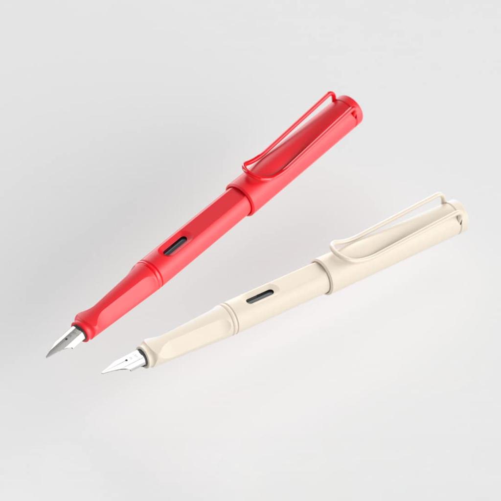 Lamy Safari Cosy Caneta de Tinteiro 020 Edição Especial uma caneta de tinteiro moderna com uma pega ergonómica e intemporal e um aparo de design médio, morango.