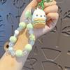 Sanrio Cute Melody Hello Kitty Kuromi Cinnamorol Acrylic Keychain Hand Chain Phone Strap Fashionable Jewelry Accessory