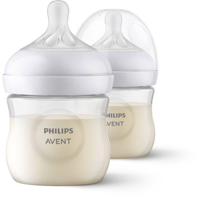Lot of 2 Natural 3.0 Feeding Bottles PHILIPS AVENT SCY900/02 - 125 Ml