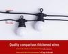 G50 Outdoor Waterproof Solar Globe String Lights for Camping, Courtyard, Awning, Tent & Decorative Atmosphere.