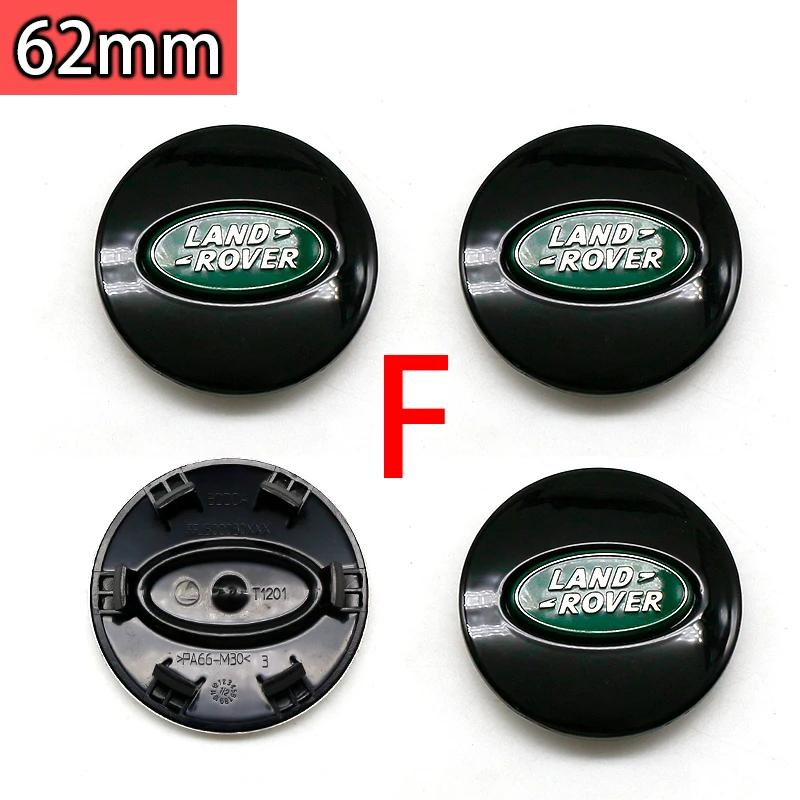 ABS 62mm Car Wheel Center Hub Caps Cove For Land Rover Range Rover Discovery 4 Freelander 2 Velar Defender L322 Evoque L405 SVR