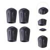 4 Pack Black Non-Slip Chair Leg for Protectors, Outdoor, Indoor, Beach And Camping