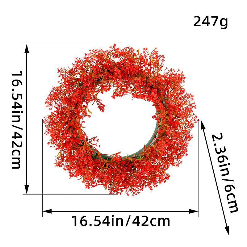 

Имитация Цветка Порт Любовь Весенний Венок Уличный Двор Дверь Подвесной Декоративный Реквизит для Съемки