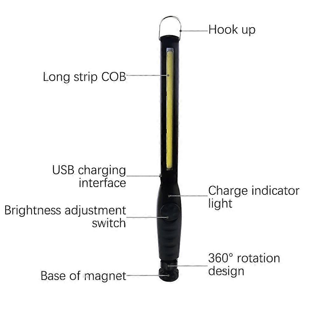 USB Inspection Light with Magnetic Base, Powerful LED Light for Garage &amp; Workshop Tasks, Portable  Durable