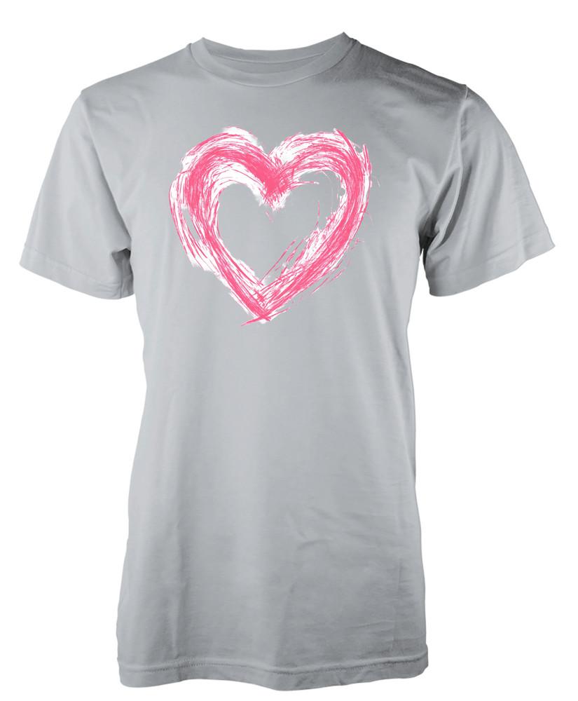 

Custom Scribble Cute Loveheart Unique Valentine Lovers Tshirt Adult and Kids 3XL