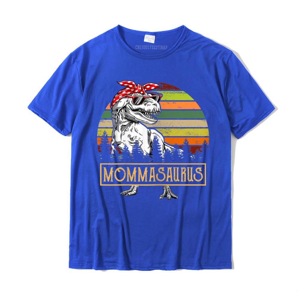Womens Mommasaurus Dinosaur Tshirt Rex Mother Day For Mom T-Shirt Casual Tops T Shirt for Unisex Hip Hop Cotton T Shirts Custom