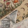 Cottagecore Celestial Butterfly Tapestry, Retro Mushroom & Moon Print with Snails, Bohemian Wall Art for Nature & Witchy Homes