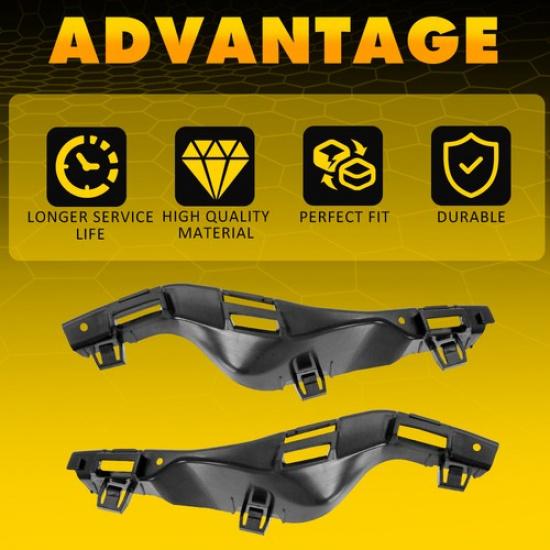 Rear Pair Bumper Retainer Bracket Support Sets For Escape 2008-2011 Mariner Ford