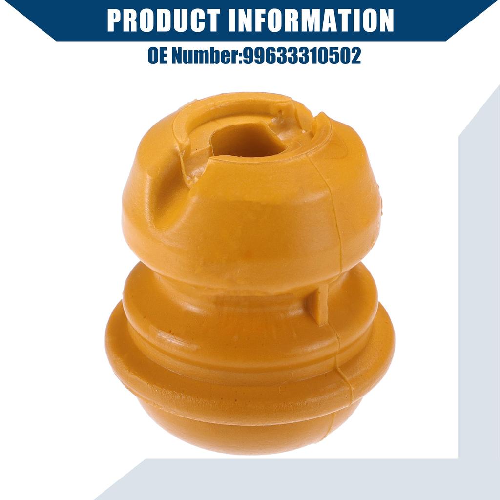 Hihaha No. 99633310502 Rear Jumper Bumper Cushion Rubber Stop Bush for Collision Prevention / Compatible with Porsche 911 / Yellow, 1 Piece