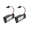2Pcs Car 18Leds License Plate Lights Plastic for Nissan Qashqai X-Trail Juke Primera Bright Led Numb