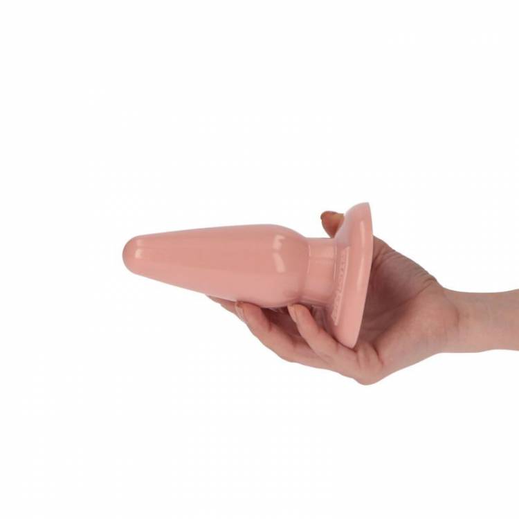 Großer Analplug 16,5cm Hautfarbe
