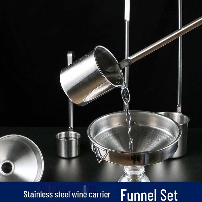 Non-Magnetic Thickened Stainless Steel Wine and Oil Ladle with Long Handle other