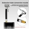 For STONEGO Car Tire Inflator Hose Inflatable Air Pump Extension Tube Adapter Twist Tyre Connection Locking Air Chuck