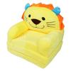 Comfy Kids Sofa Toddler Chair, 2 In 1 Toddler Couch Fold Out, Convertible Sofa To Lounger, Cartoon Animal  Kids Furniture for Playroom Rding Rela
