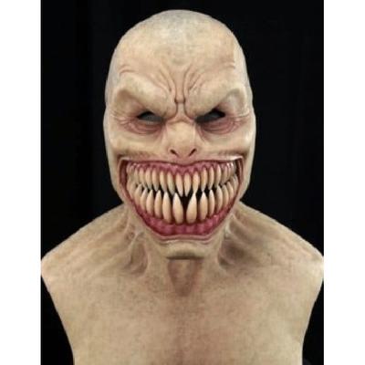 Halloween Slotted-Toothed Demon“Tracker”Horror Demon Latex Mask