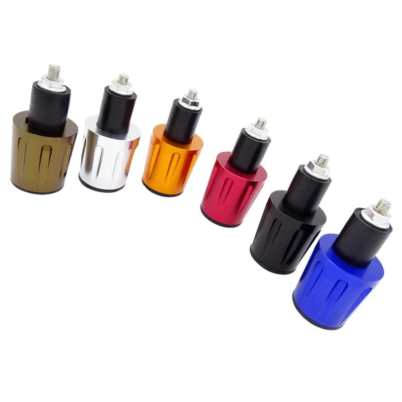 2pcs/set 22mm Motorcycle Universal Handlebar Bar End Plugs Aluminum Handlebar Ends Balanced Slider Plug for Suzuki Yamaha Bmw