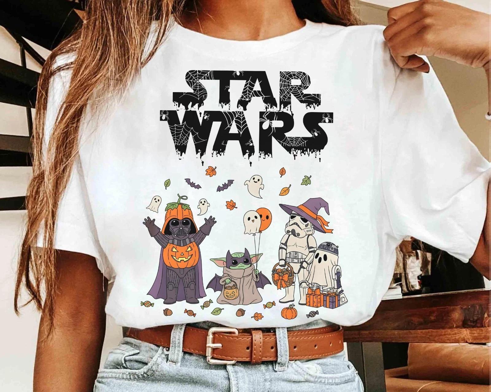 Star Wars Halloween Mummy Darth Vader Stormtrooper Unisex Shirt 82794 2XL