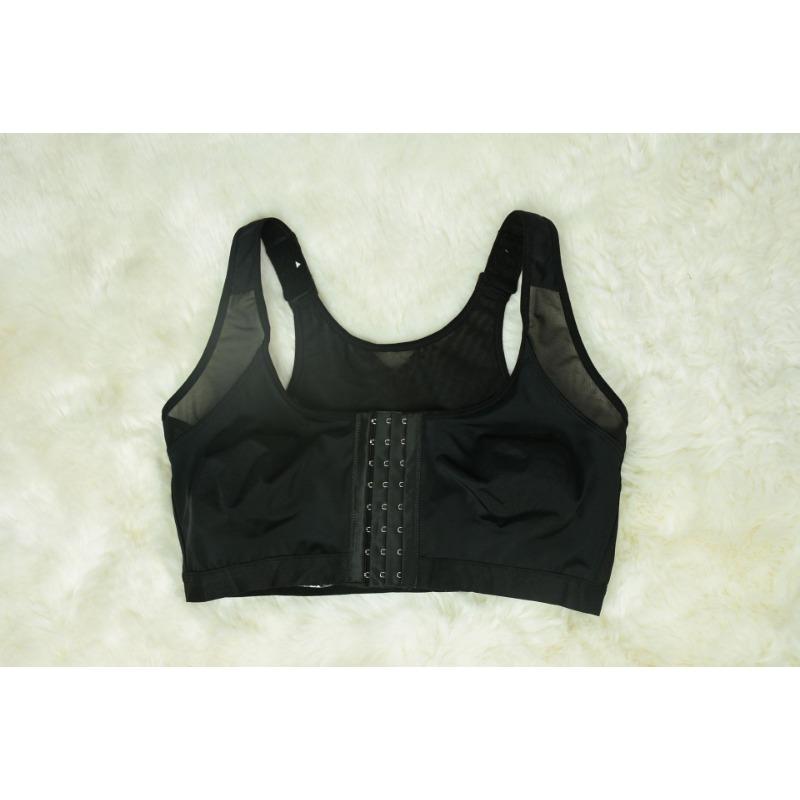 Plus Size Front Closure Breathable Sports Bra For Fitness Women