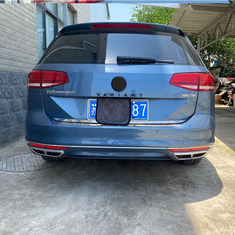 Für VW Passat B8 Variant GTE End Alltrack Vierrohr Auspuff Dekoration 2015 2017 2018 Chrom Styling Zubehör Karosserie