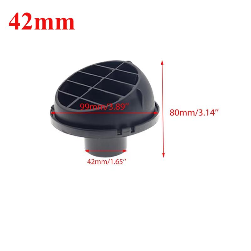 42mm/60mm/75mm/90mm Air Vent Ducting T Y L Piece Elbow Pipe For Webasto Diesel Parking Heater Outlet Exhaust Connector Joiner
