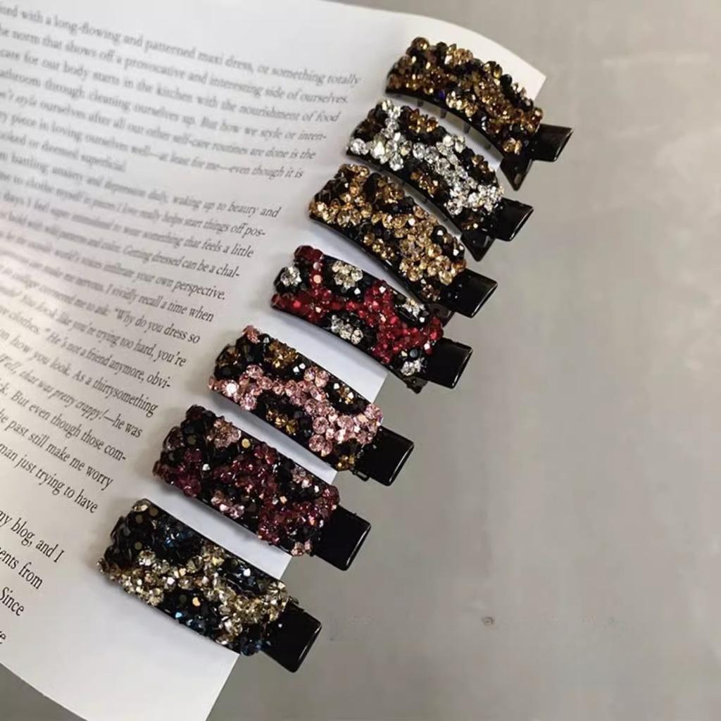 1PC 2025 New Korean Version Colorful Hairpin Side Clip Side Bangs Forehead One-word Clip Headgear Duck Bill Clip