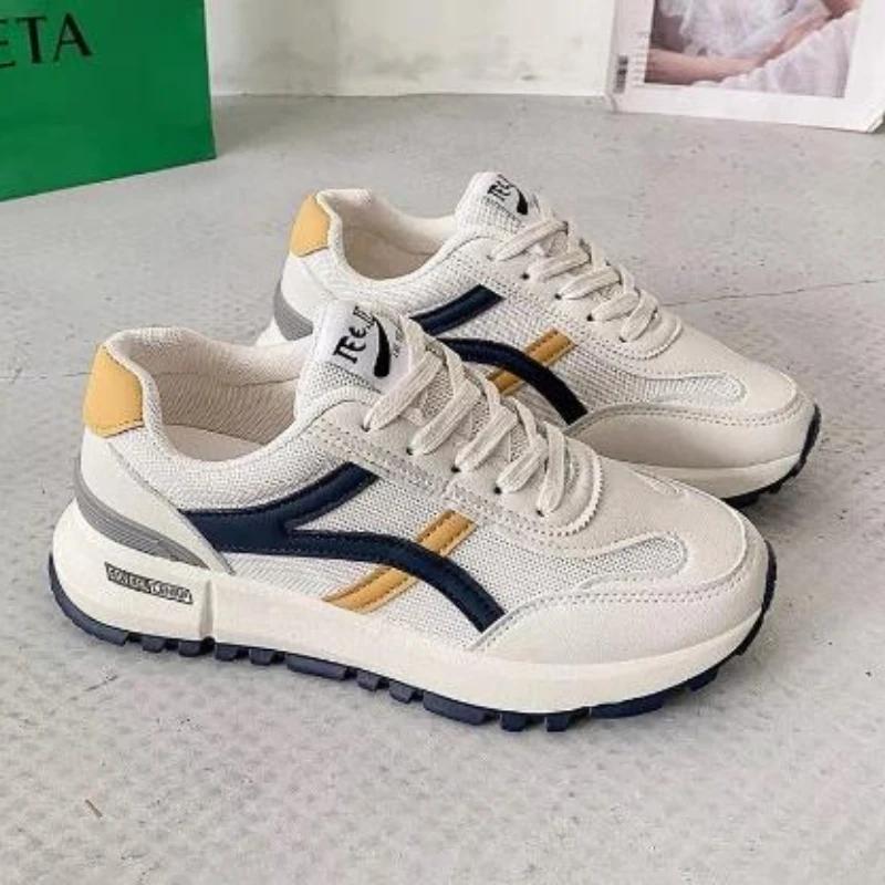 Spring New Small Fragrant Style Trendy Comfortable Thick Sole Shoes Fashionable and Versatile Casual Cookie Shoes