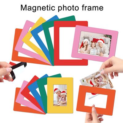 6/12 ks Magnetický fotorámeček Lednička Magnetický obrazový rámeček s obrazem na plakát