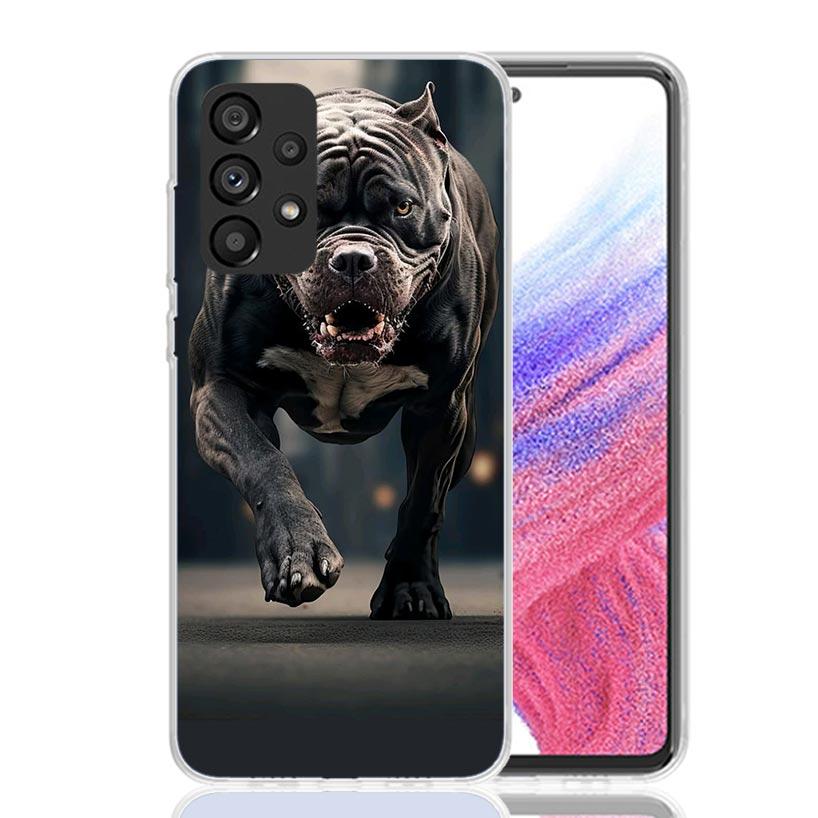 Pit Bull Pet Dog Pitbull Phone Case For Samsung Galaxy A52 A32 A22 A12 A02S A50S A30S A51 A31 AA71 Note 20 Ultra 10 S10 Plus Gal