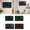 Time/Temperature/ Humidity LED Alarm Clock Large Screen Electronic Table Clock  Bedroom Use