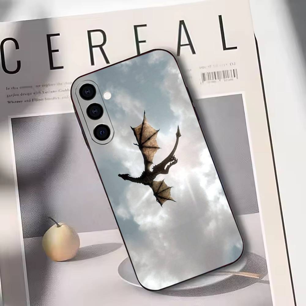 Game Of Thrones-Dragon Mother Thrones Phone Case For Samsung Galaxy A73,A72,A71,A70,A53,A52,A51,Others Soft Black Cover