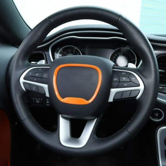 Steering Wheel Trim Cover Interior Accessories for Dodge Challenger/Charger 15+