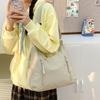 Trendy Women's Nylon Shoulder Bag Large Capacity Lightweight Crossbody Bags for Women Casual Travel Tote Simple Handbag
