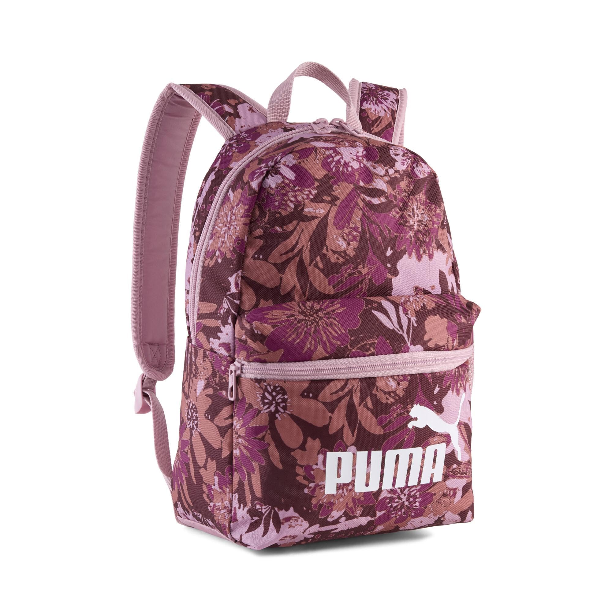 

PUMA PHASE AOP Small Backpack 091324 2025 Ruby Shimmer Nature One Size Kids Fall/Winter Colors 2.0 (05)